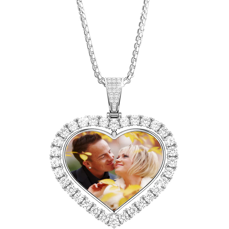 Pendant with CUSTOM PHOTO - necklace included - OVAL ~1.25x1.5¡± photo setting