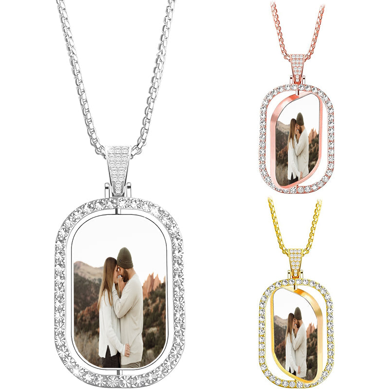 Heart Locket Necklace with Photo, Big Heart Locket, Vintage Locket Necklace, Sibling, Best Friend, Personalized gift for her, Christmas Gift