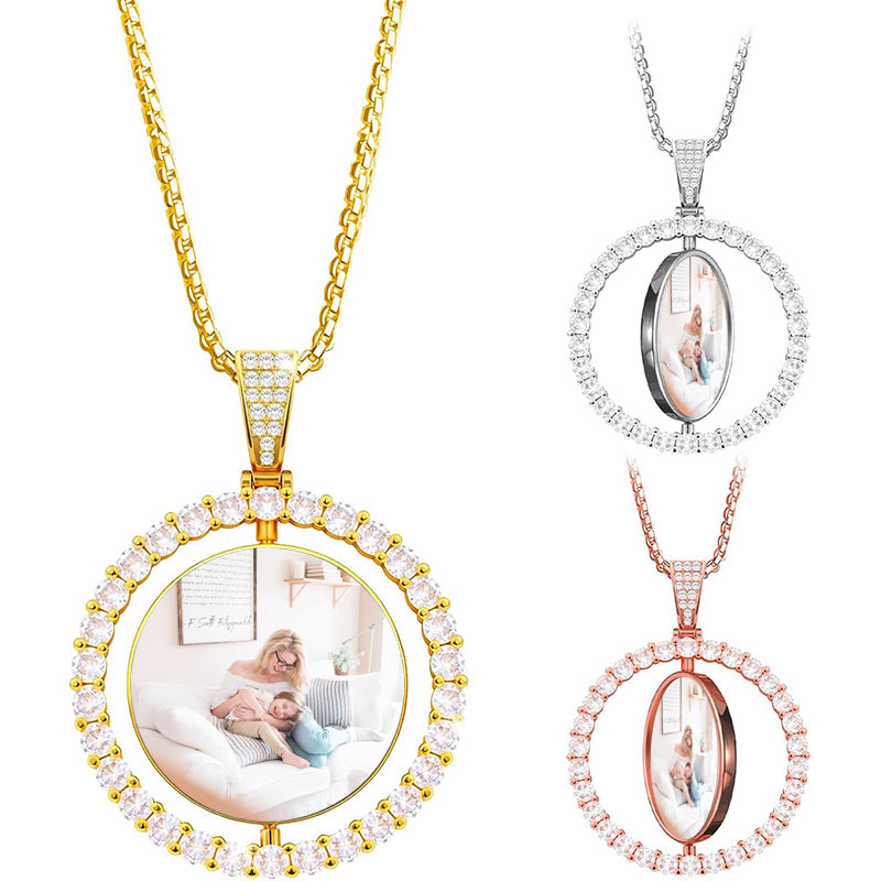 Men's Custom Engraved Bar Necklace | Personalized Stainless Steel Pendant | Custom Text Dog Tag | Silver Black Chain | Father's Day Gift