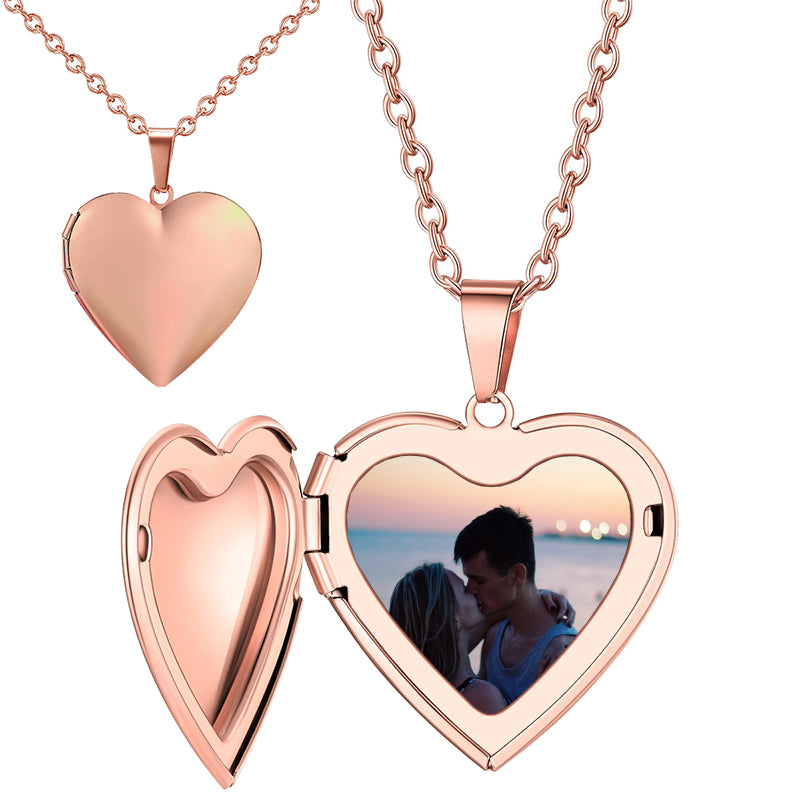 PERIMADE Sun Photo Projection Necklace ? Personalized Picture Inside Pendant ? Minimalist Pet Memorial Jewelry ? Trendy Best Friend Gift