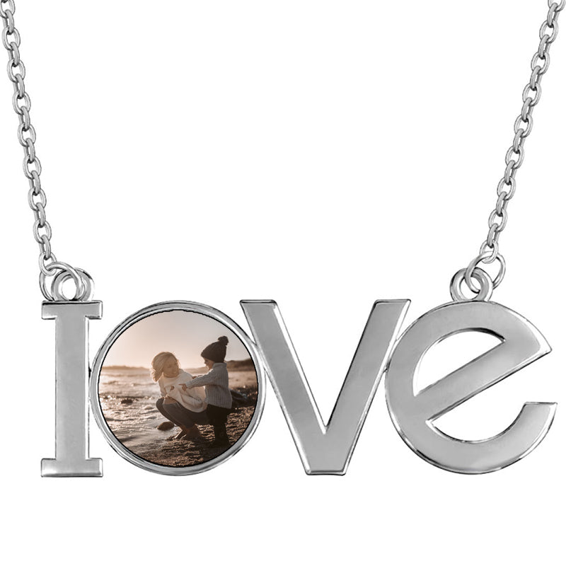 Nameplate Necklace: Personalized Birthstone Charm, Yellow Filled