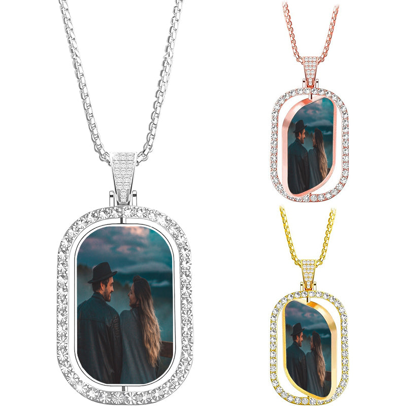 Initial Square Pendant Necklace, Letter Engraved Charm, Women's Minimalist Jewelry, Birthday Gift, Letter Necklace, Initial Necklaces