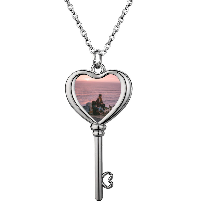 Filled Vintage Photo Locket Necklace: Personalized Keepsake