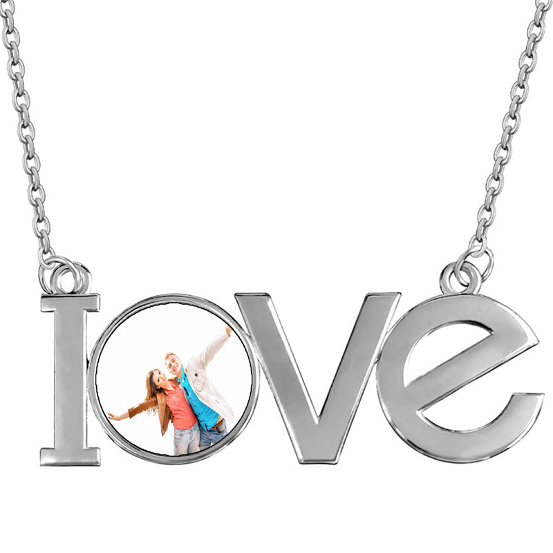 Custom Handpainted Cat Eye Pendant Necklace: Stainless Steel