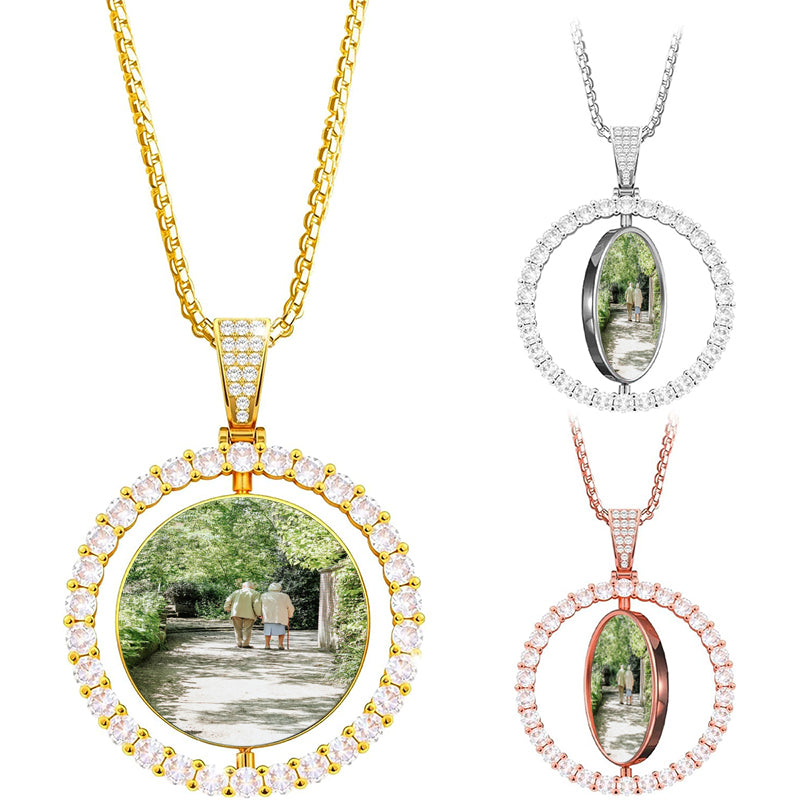 Personalized Camera Necklace with Photo Picture Inside,Custom Photo Necklace,Camera Lover gift,Memorial Jewelry Gift for Her Mom,Grandma