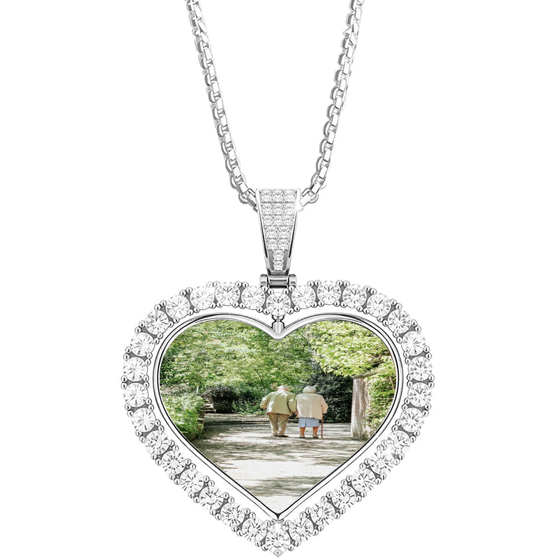 Custom Photo Dog Tag Pendant Necklace Engraving Date/Text/Pictures Stainless Steel Personalized Necklace for Men Women Boys Girls