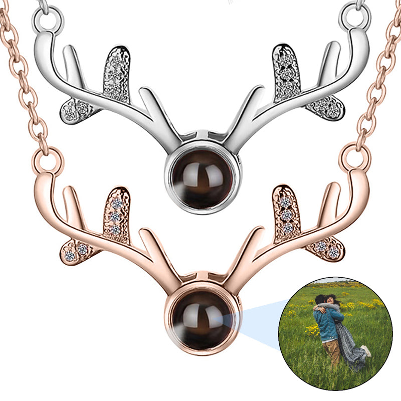 Gift for Grandma Custom two sided photo necklace