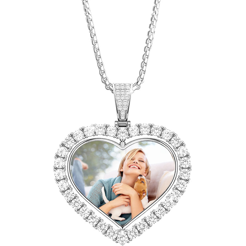 4 Photo Locket Necklace, Family Photo Necklace, Modern Nostalgia Gift for Mom, Photograph Jewelry, Family Album, Unique Gift