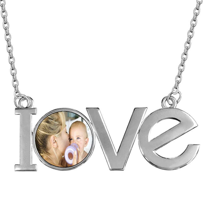 Personalised Photo Necklace for Her? Custom Portrait Charm ? Valentines Day Gift ? Mother's Day Gift ? Keepsake Gift ? Bithday Gift