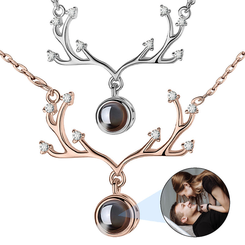 Custom Double-Sided Photo Pendant Necklace: Cubic Zirconia Jewelry