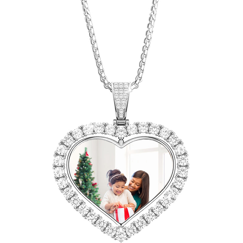 Custom Photo Dog Tag Pendant Necklace Engraving Date/Text/Pictures Neckllace Stainless Steel Personalized Tag Necklace for Men Women