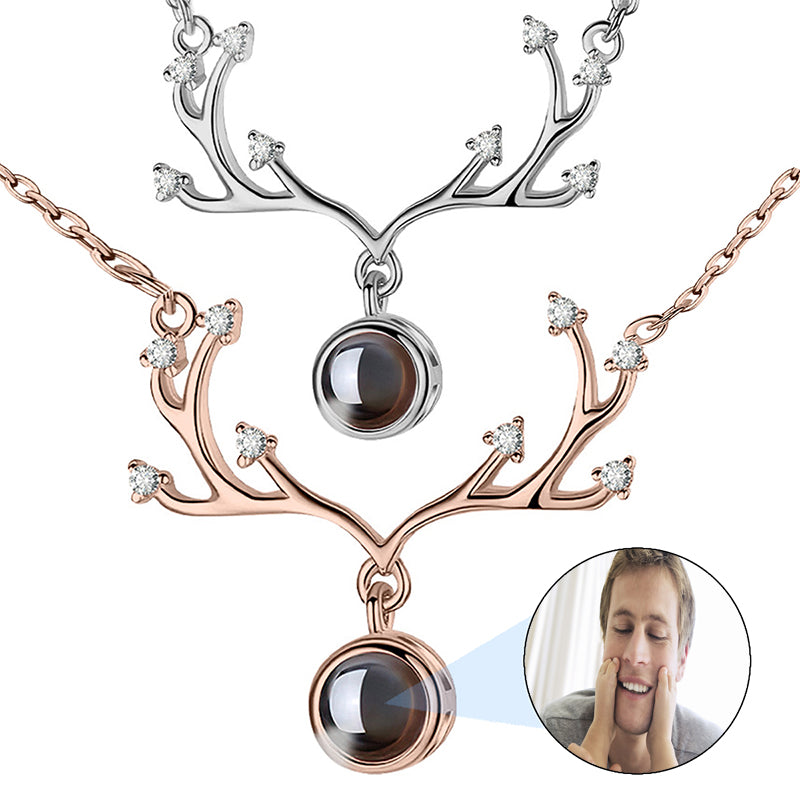 Custom Infinity Picture Projection Necklace | Personalized Photo Necklace | Necklace For Women | Customized Charm Bracelet | Gift For Her