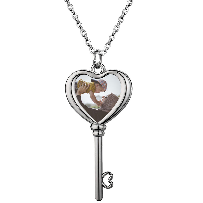 Handwriting Necklace, Locket Necklace with Photo, Engraved Locket, Christmas Gift, Gift for Her, Personalized Gift, Personalized Jewelry