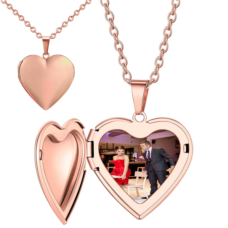 Custom Layered Name Necklace Personalized with Heart Plated Customized Nameplate Necklace Gifts for Women