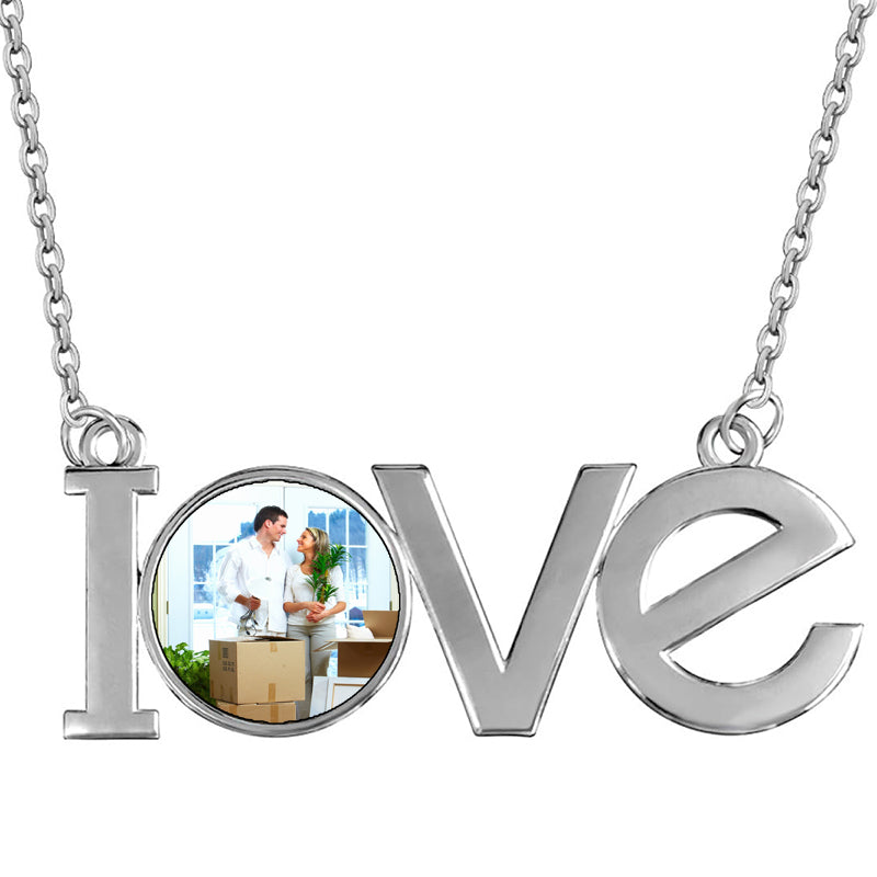 Custom Name Bamboo Earrings and Necklace Set: Personalized Nameplate Jewelry Gift