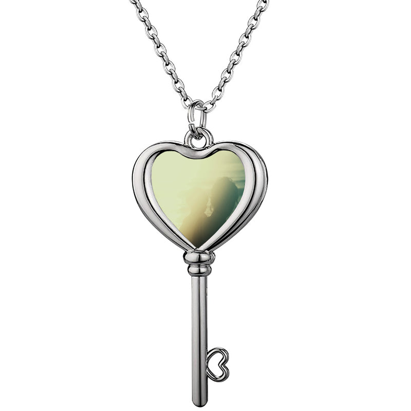 Personalized Crown Name Necklace: Diamond-Cut Plated Sterling Silver