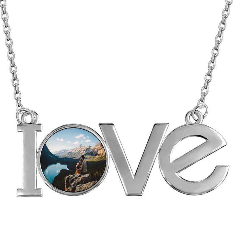 Diamond Name Necklace: Double Nameplate, Personalized Jewelry, Mom Gift