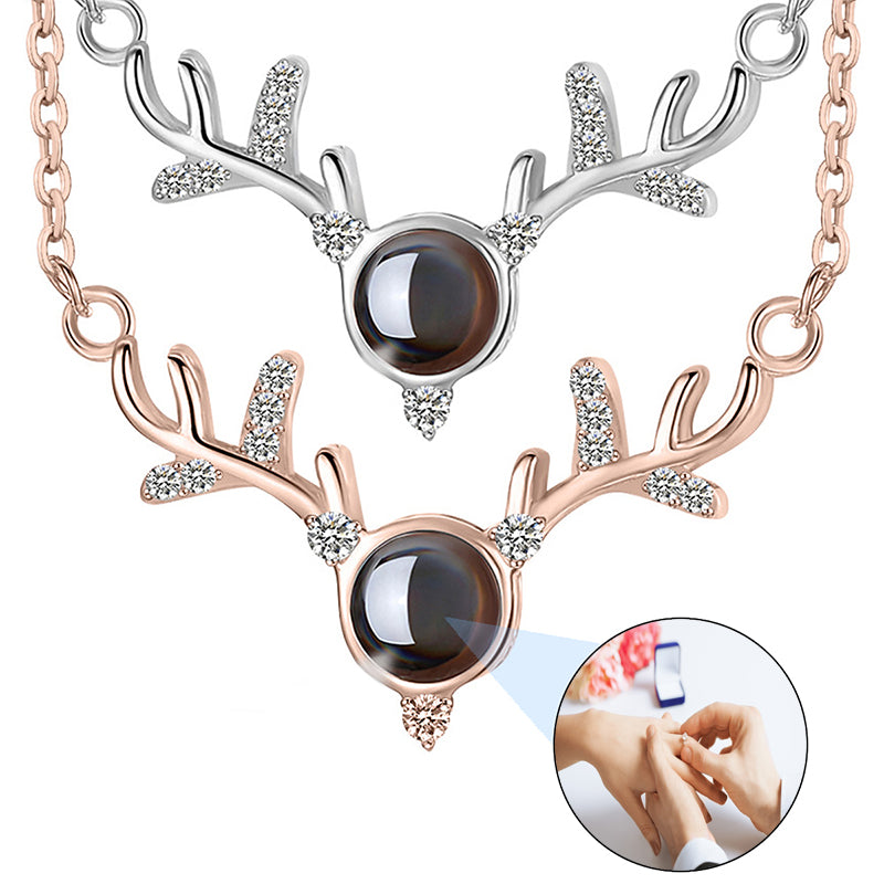 Custom Photo Pendant Necklace: Plated Stainless Steel Remembrance Locket