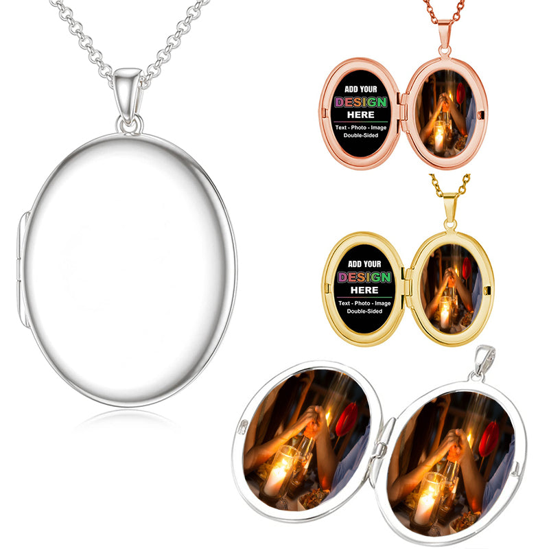 Custom Photo Projection Necklace Picture Inside Heart Charm Pendant Minimalist Pet Memorial Jewelry Valentine's Day Gift for Her