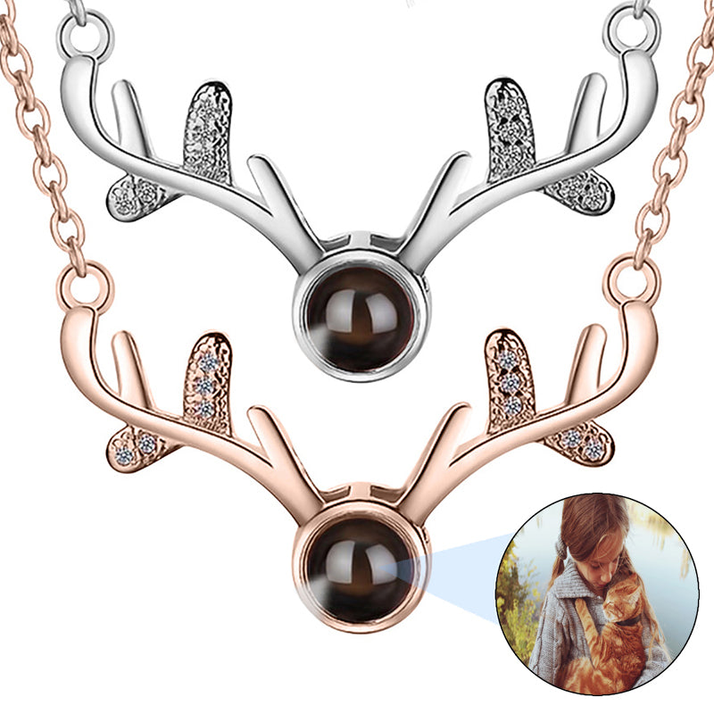 Birthstone Initial Necklace: Personalized Sideways Letter