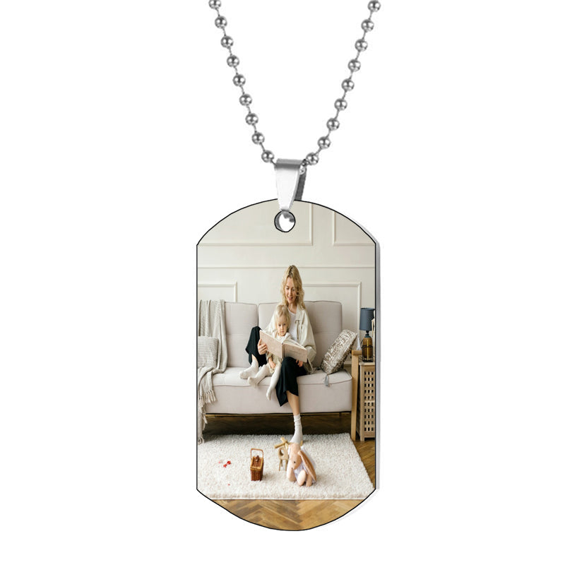 Custom Sterling Silver Extra Large Name Necklace: Personalized Mens Jewelry - Gift for Christmas