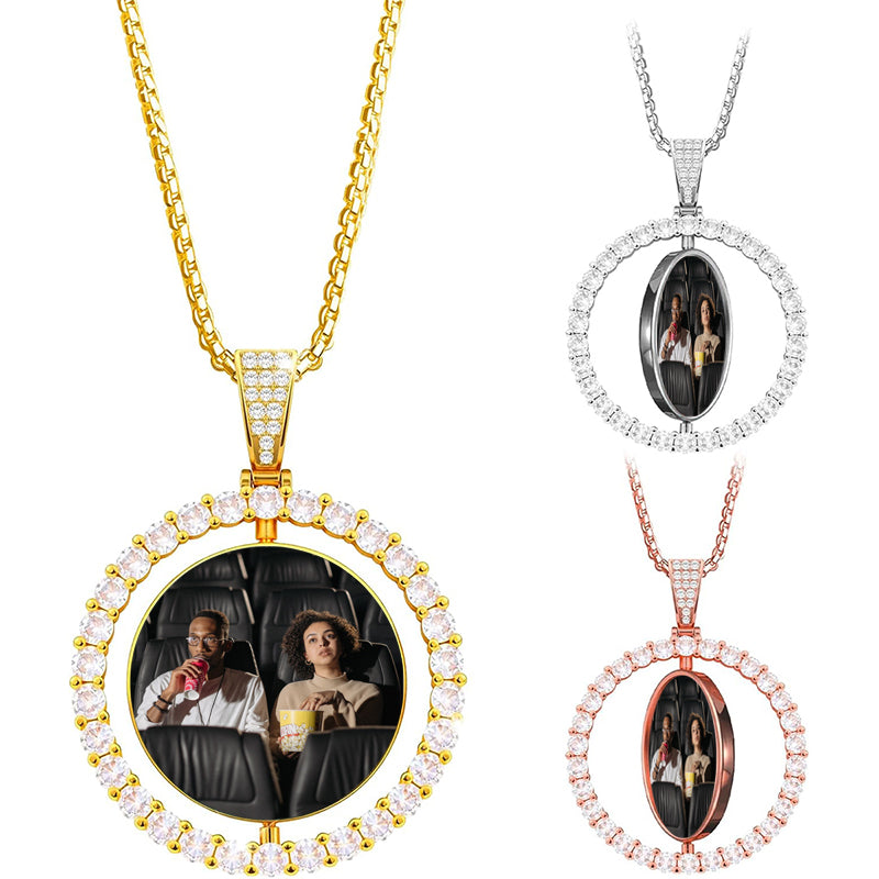 Bubble Letter Necklace for Women, Chunky Necklace Rhinestone Initial Necklaces for Girls as Valentines Birthday Gifts Charm Puff Name Pendant Alphabet Non Tarnish Valentines Jewelry