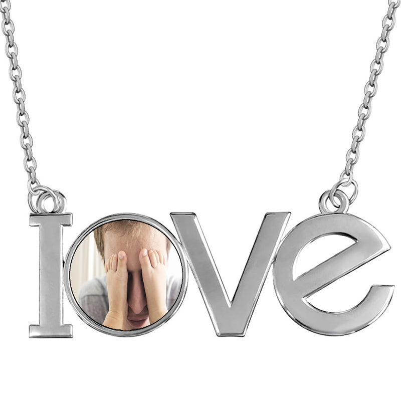 Dainty Initial Necklace N207A ¨C Personalized Letter Pendant, Tiny Custom Disk