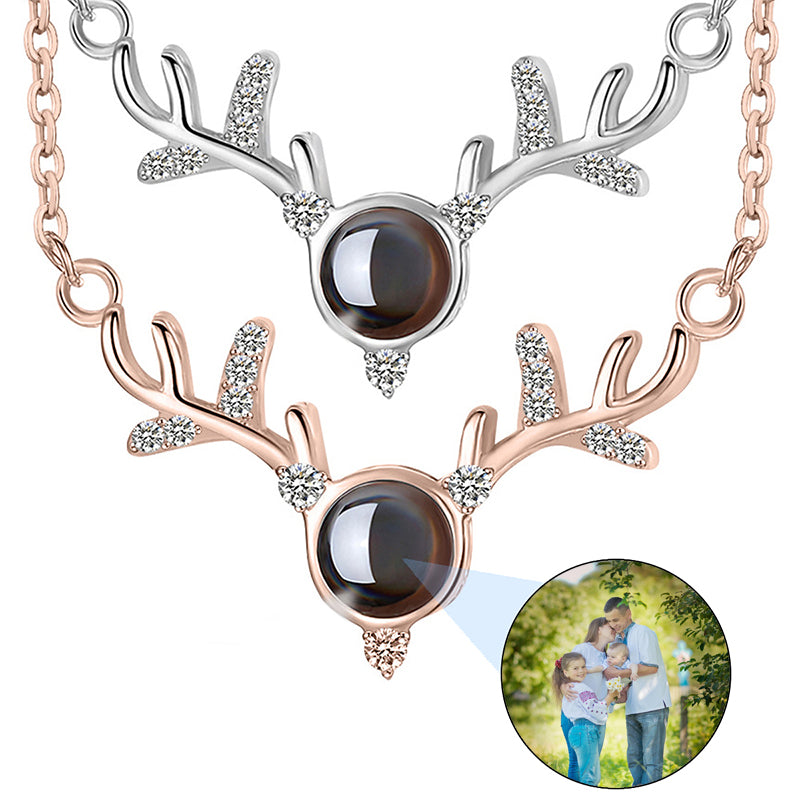 Custom Photo Necklace, Outline Engraving Picture Necklace in , Memorial Jewelry, Mom Gift, Birthday Gift for Her, Christmas Gift