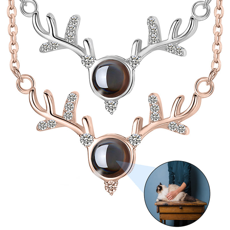 Flower Framed Silver Photo Locket Necklace - Personalized Nature Inspired Jewelry Gift