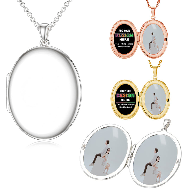 Custom Flower Name Necklace: Personalized Double Nameplate