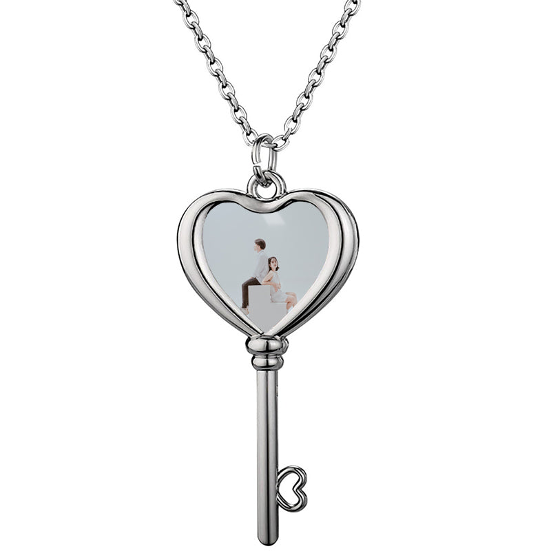 Heart Initial Necklace for Women, Plated Stainless Steel Letter Pendant A-Z, Personalized Heart Charm Jewelry