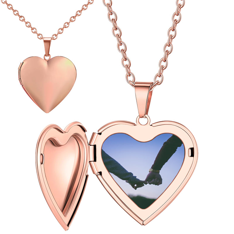 Personalized Diamond Studded Angel Wings Photo Necklace, Custom Picture Necklace,Iced Custom Round Photo Pendant,HipHop Jewelry Memory Gifts