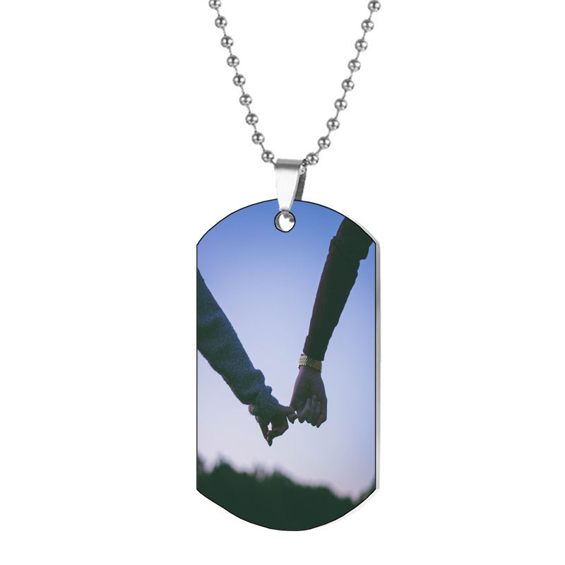 Custom Monogram Necklace for Women, Personalized Sterling Silver 925/ Plated Square Letter Nameplate Jewelry Gifts