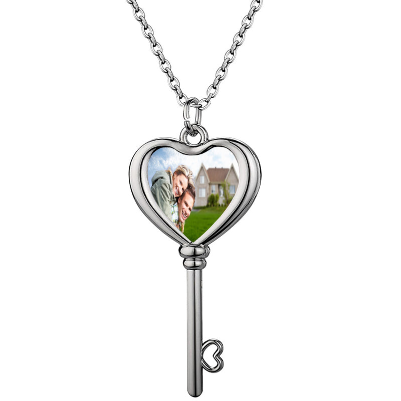 Actual Fingerprint Necklace, Engraved Thumbprint Jewelry, Men Jewelry, Custom Photo Necklace, Personalized Chain, Portrait Memorial Gift