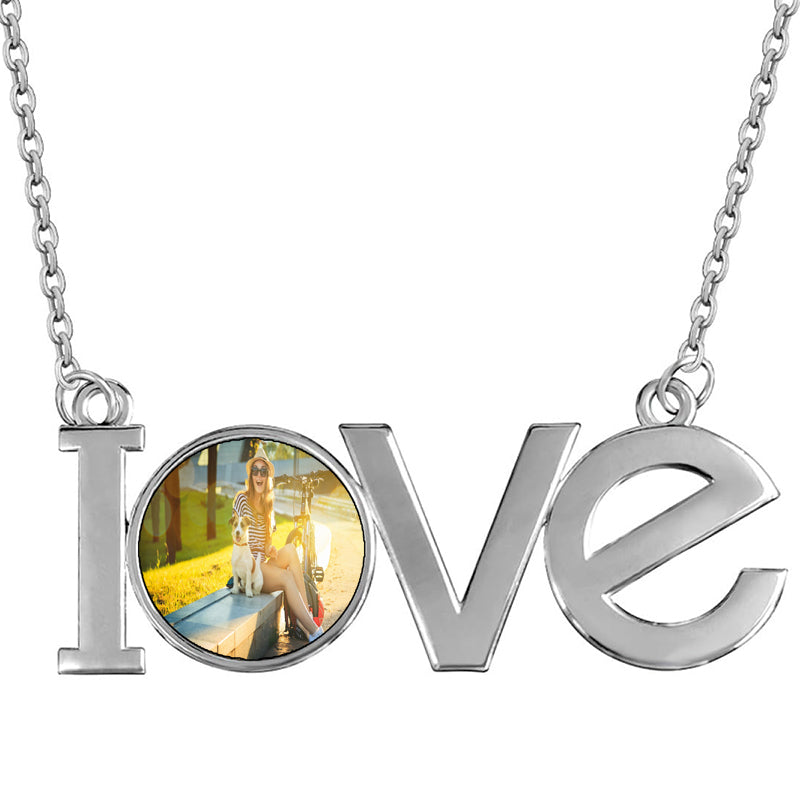 Custom Name Necklace ? Personalized Script Name Pendant for Women ? Handmade Jewelry Gift for Her ? Silver or Nameplate Necklace