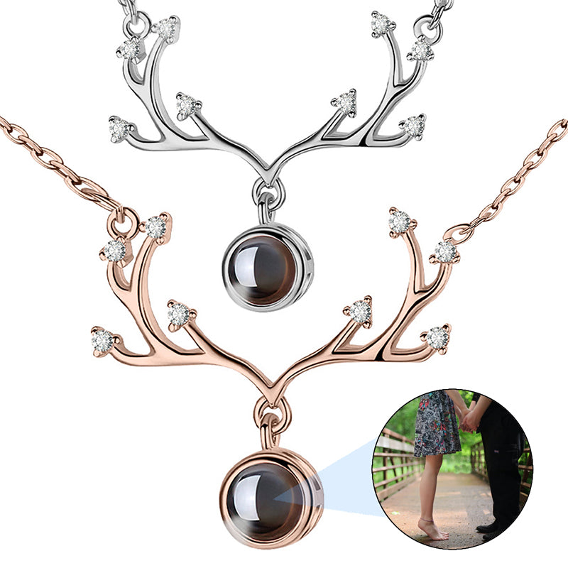 Heart Locket Necklace with Photo, Personalized Locket Necklace with Name,Crystal Customized Necklace for girls,Birthday Gifts,Christmas Gift