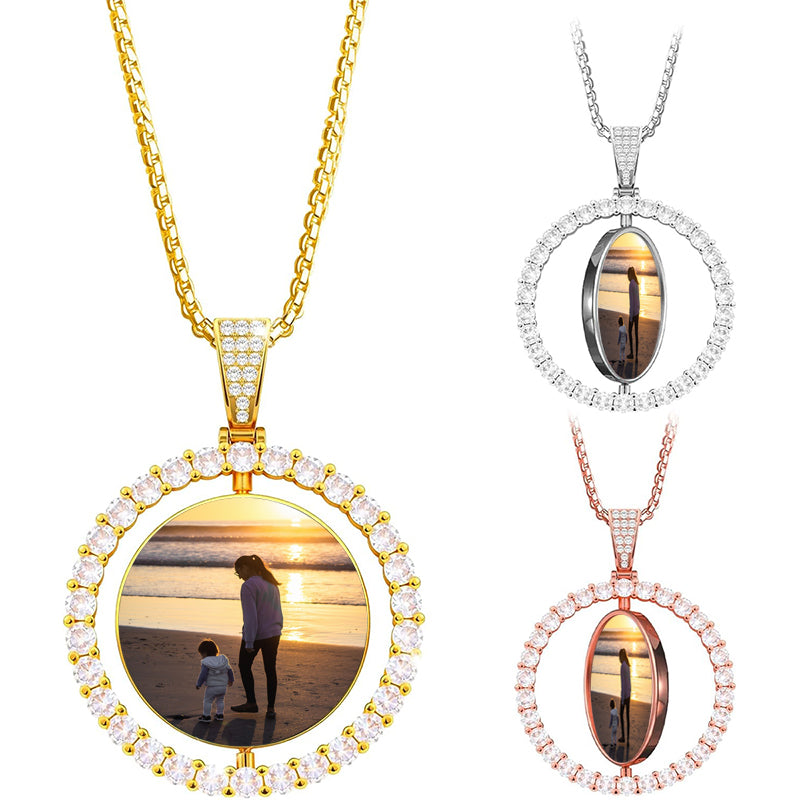 Personalized Envelope Locket Necklace, Secret Message Necklace Photo Necklace, Custom Necklace gift for Mom Best friend gift Christmas