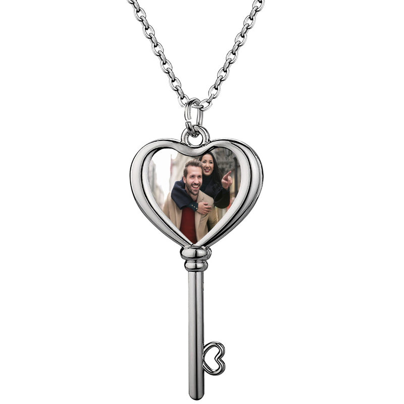 Custom Puzzle Chain Necklace,You are my missing piece,Personalized Text Plated Necklace,Gift from him husband boyfriend,Anniversary Gift