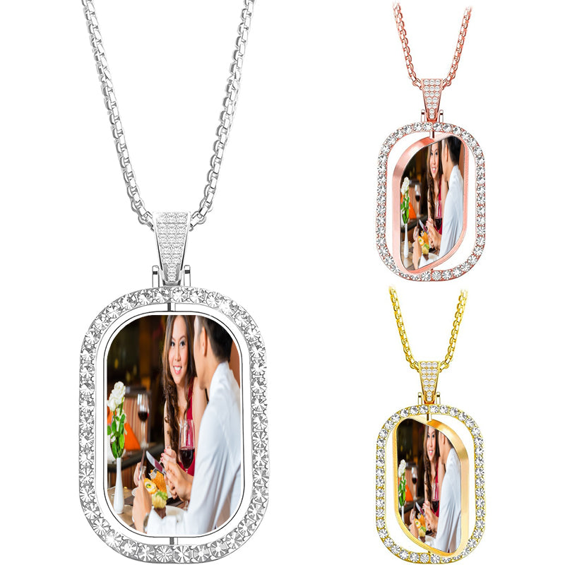 Diamond Initial Necklace: Personalized Fluted Letter Pendant