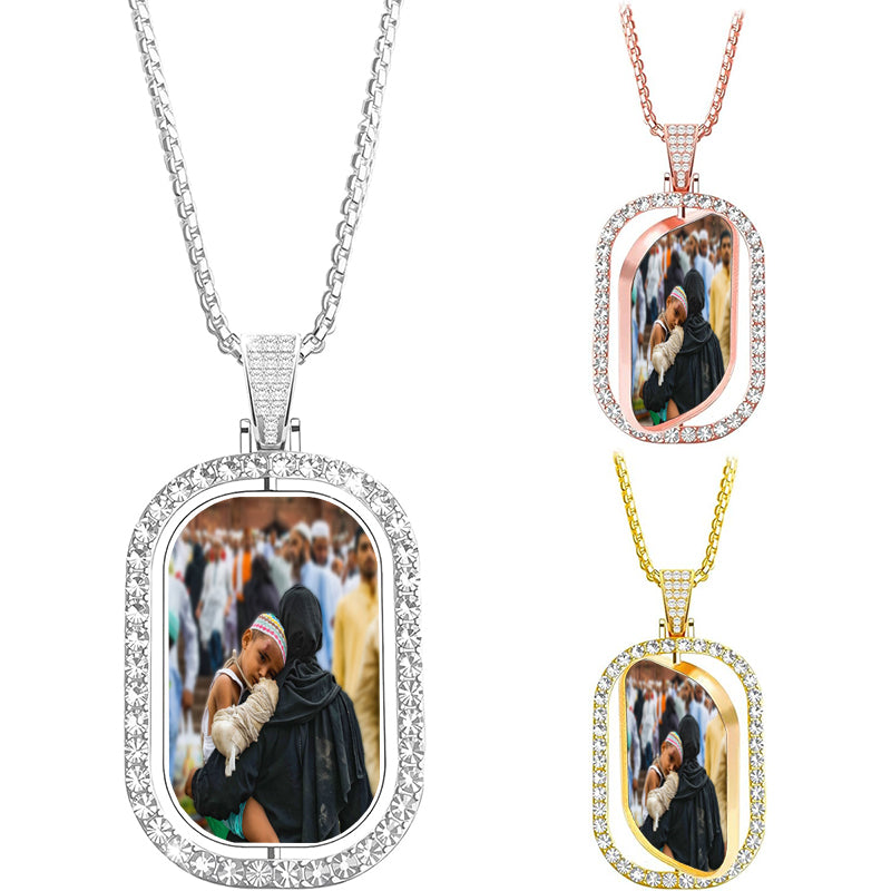 Custom Pet Ashes Necklace Personalized Memorial Urn Necklace for Ashes, Custom Cat Dog Ash Holder with Photo & Name, Silver Keepsake Jewelry Gift for Pet Loss