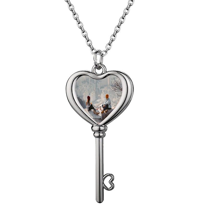 Personalized Custom Name Necklace, Vertical Script Name Pendant, 925 Sterling Silver, Plated, Minimal Dainty Gift for Her, Handmade