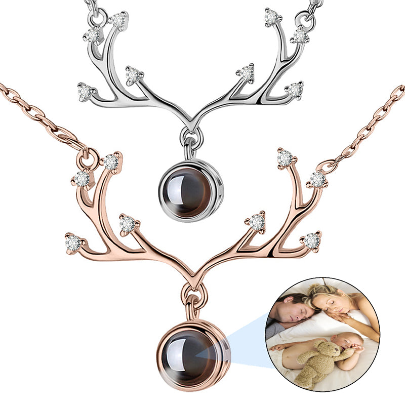 Personalized Birth Flower Name Necklace , Custom Jewelry Gift , Personalized gifts Christmas xmas stocking stuffers gifts for her kids