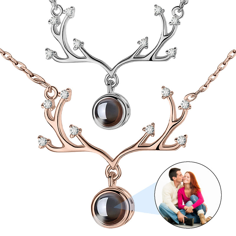 Custom Dolphin Necklace, Picture Projection Necklace, Pendant Photo Necklace, Projection Necklace, Projection Necklace, Gift For Her