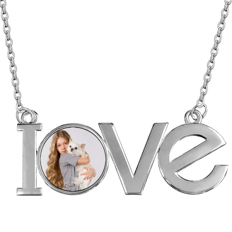 Personalized Birthstone Necklace, Custom Picture Frame Pendant, Double Sided Photo Locket, Meaningful Jewelry for Loved Ones