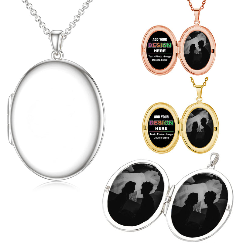 Medium Custom Script Name Necklace, Personalized Acrylic Jewelry, 5/8 Inch Height