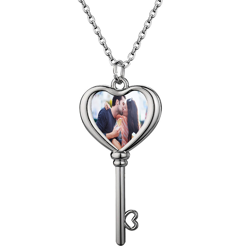 Custom Photo Necklace, Personalized Photobook Necklace with Words, Memorial Necklace, Special Day of Remembrance, Family Jewelry, Mom Gift