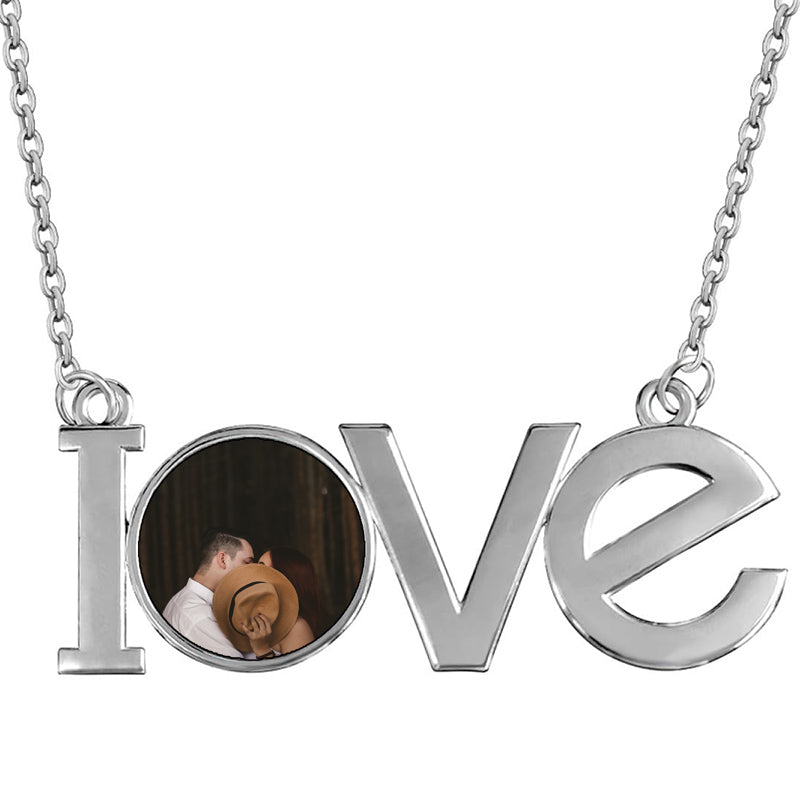 Custom Photo Necklace - Photo Jewelry - Antique Silver Necklace - Personalized Photo Pendant - Picture Necklace - 20 x 30 mm Rectangle