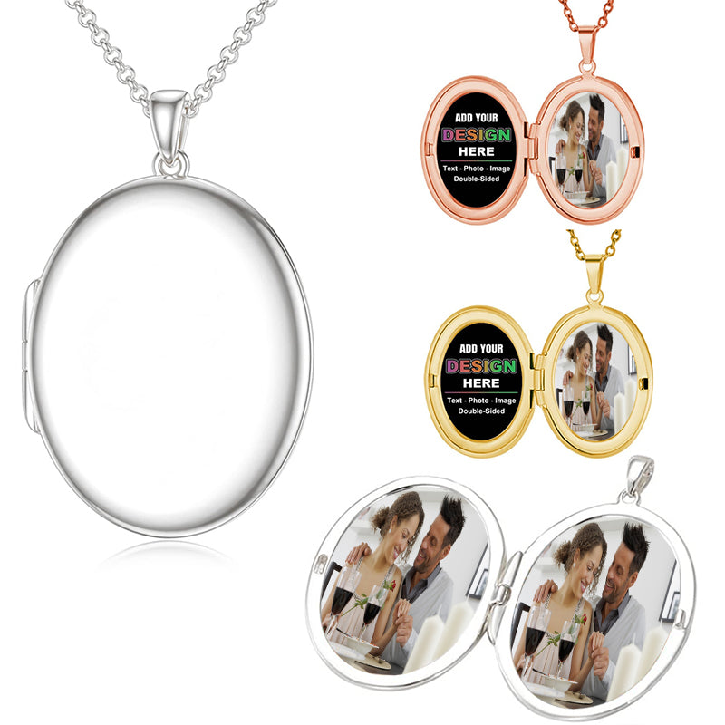 Personalized Heart Fingerprint Engraving Custom Dog Tag Urn Memorial Pendant Necklace for Ashes Cremation w/Rolo Chain Necklace 21'' - Handmade Love Note to Husband Wife ¡­