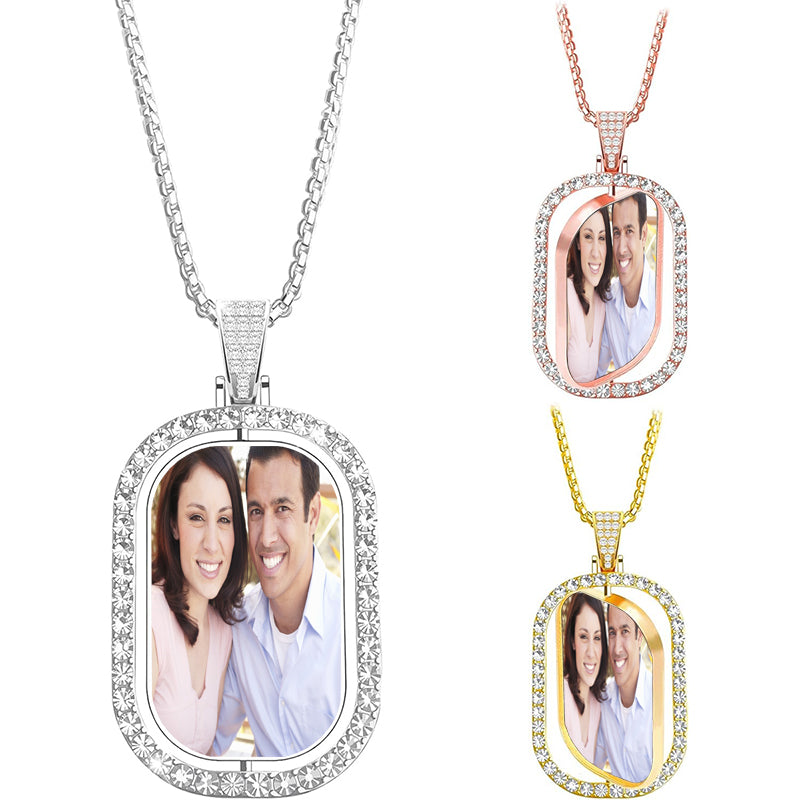 Heart Locket Necklace with Photo, Photo Locket Necklace, Memorial Jewelry, Necklaces, Wedding Gift, Christmas Gift, Sister Gift for Her