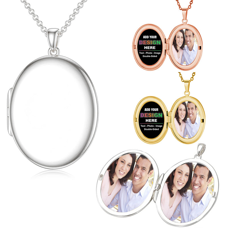 Custom Signature Lucky Name And Picture Projection Necklace Great Gift